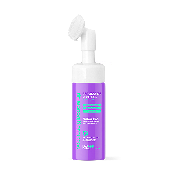 Espuma De Limpeza LabPop Poderoso Glow up Labotrat 130ml.