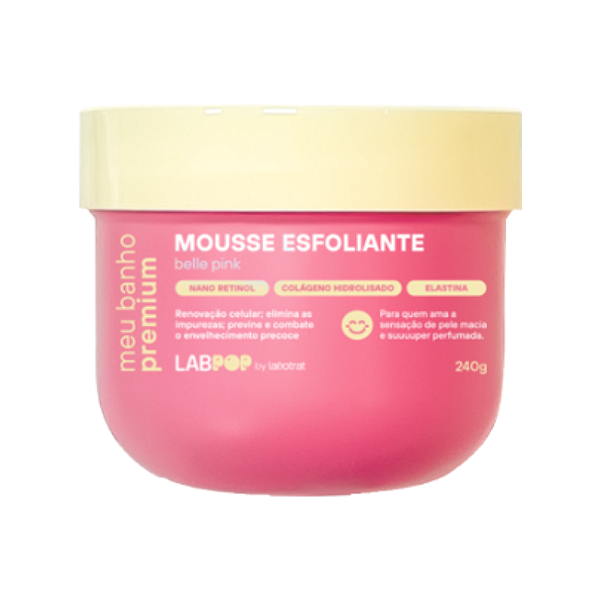 Mousse Esfoliante Belle Pink LabPop 240gr.