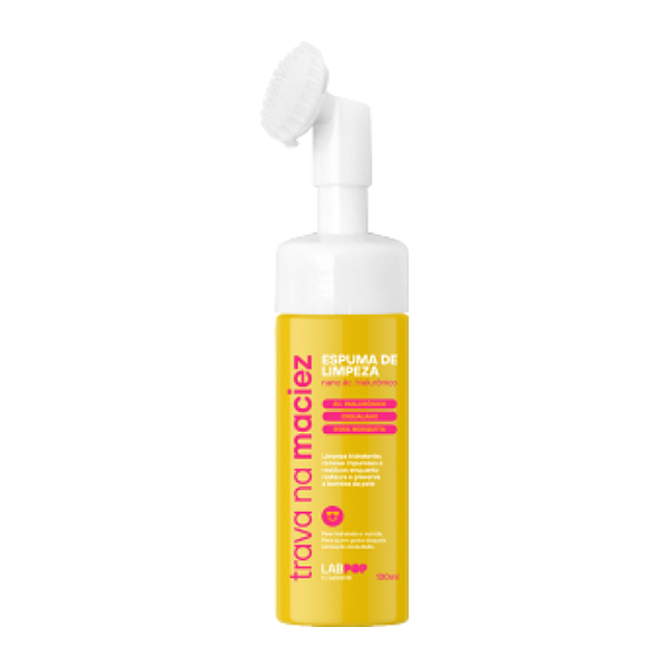 Espuma De Limpeza Facial Labotrat Labpop Trava Na Maciez 130ml