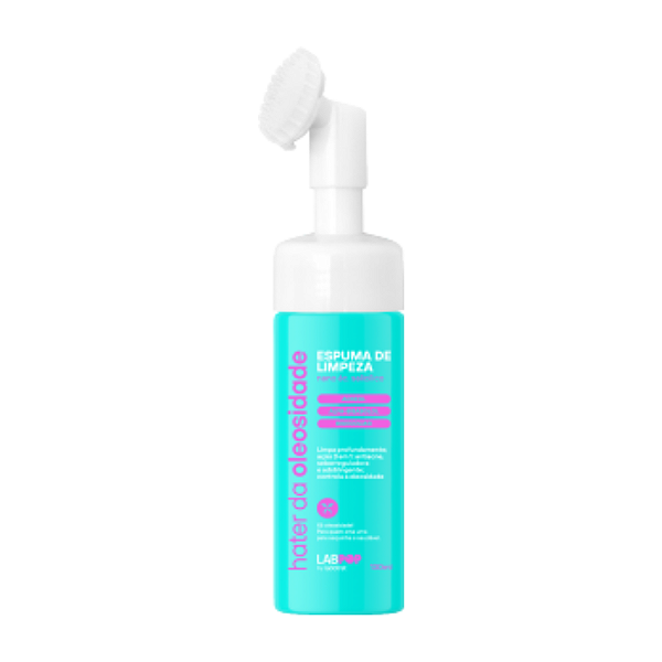 Espuma De Limpeza Facial Labpop Hater Da Oleosidade 130ml