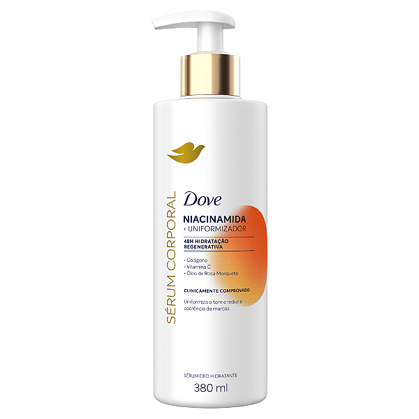 Sérum Corporal Dove Niamicida + Uniformizador 380ml.