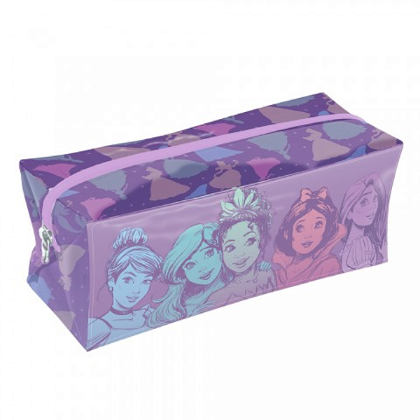 Estojo Grande PVC Cristal Princesas Disney - 5174 - DAC