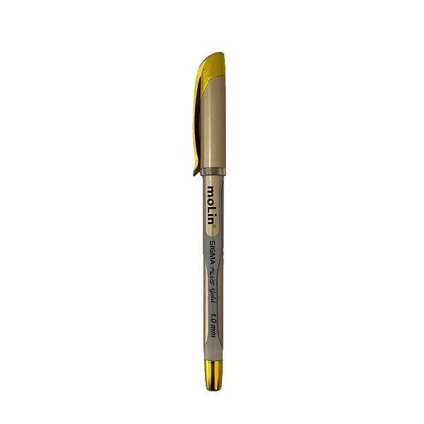 Caneta Esferógrafica Sigma Gold Escrita Azul 1.0 mm Molin