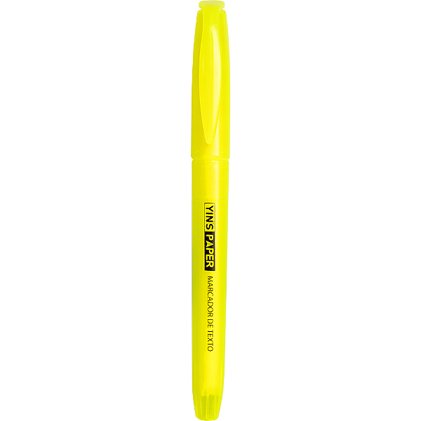 Marca Texto Neon Amarelo Yins Paper