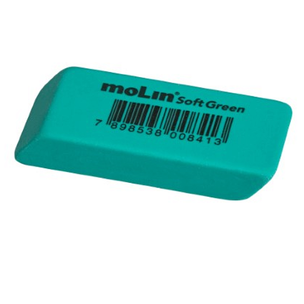 Borracha Soft Green Molin