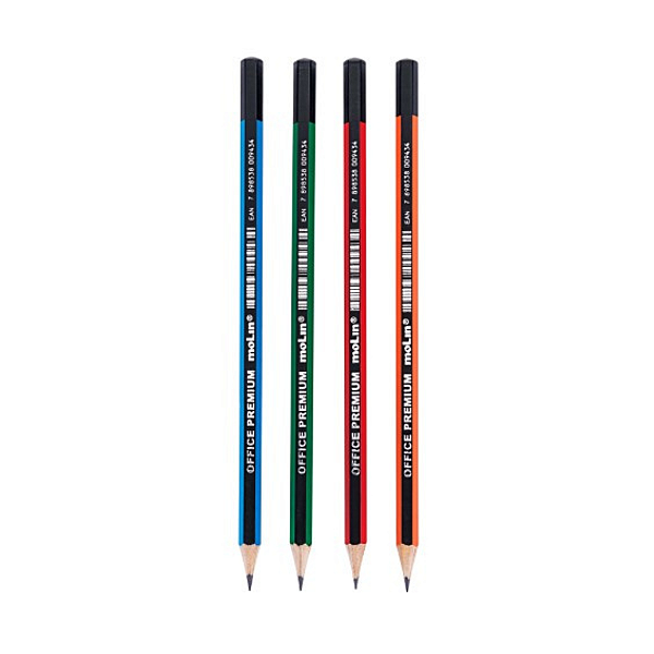 Lápis preto Molin Office Premium HB n2