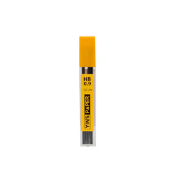Grafite HB 0.9mm Yins Paper 1 Tubo com 12 unidades