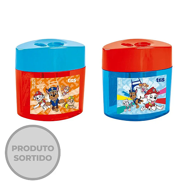 Apontador Duplo Com Depósito Patrulha Canina Tris Sortidos.