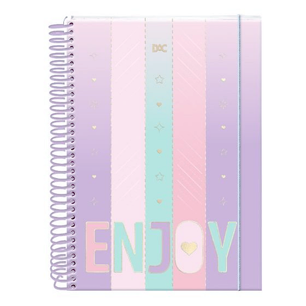 Caderno Enjoy DAC Tamanho Colegial 10 matérias