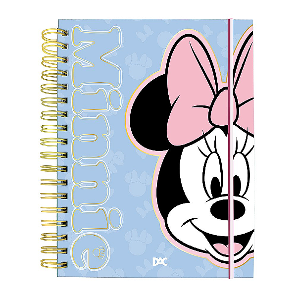 Caderno Smart Universitário 10 Matérias Disney Minnie com 80 Folhas Reposicionáveis 90g - DAC