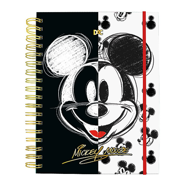 Caderno Smart Universitário Mickey 10 máterias com 80 Folhas Reposicionáveis 90g - DAC