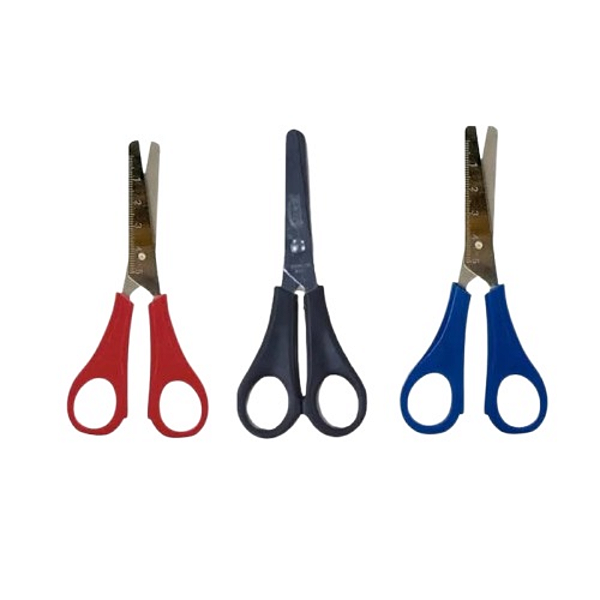 Tesoura Escolar Sem Ponta 13cm BRW Sortidas