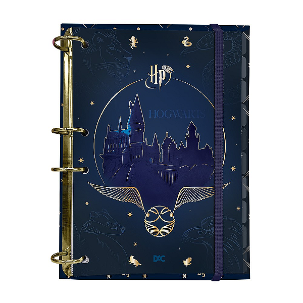 Fichario Harry Potter Tamanho Colegial DAC