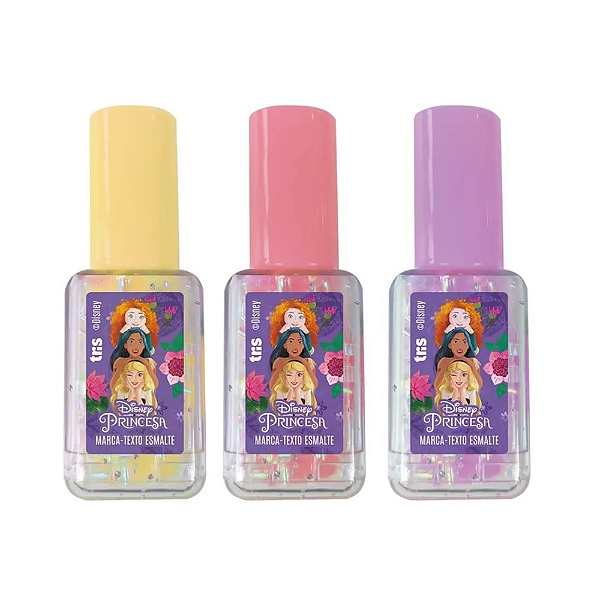 Marca Texto Princesas Esmalte - Tris