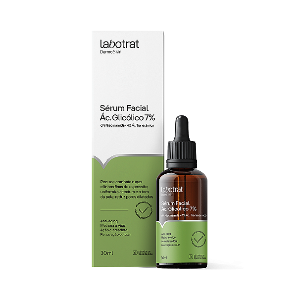 Sérum Facial Ácido Glicólico 7% Labotrat 30 ml.