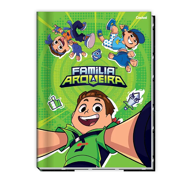 Caderno Brochura Universitário Robin Hood - Familia Arqueira 80 Folhas