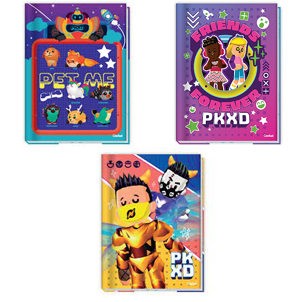 Caderno Brochura Unirversitario Costurado Capa Dura PKXD 80 Folhas Credeal