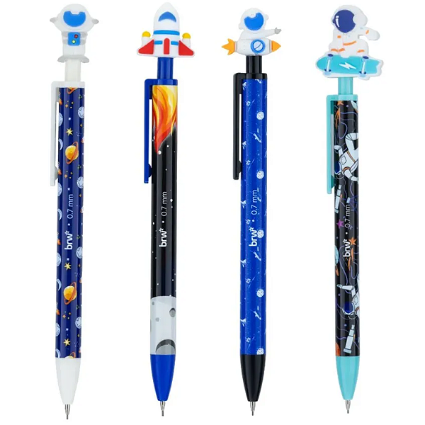 Lapiseira Divertida Brw 0.7 Astronauta Sortida