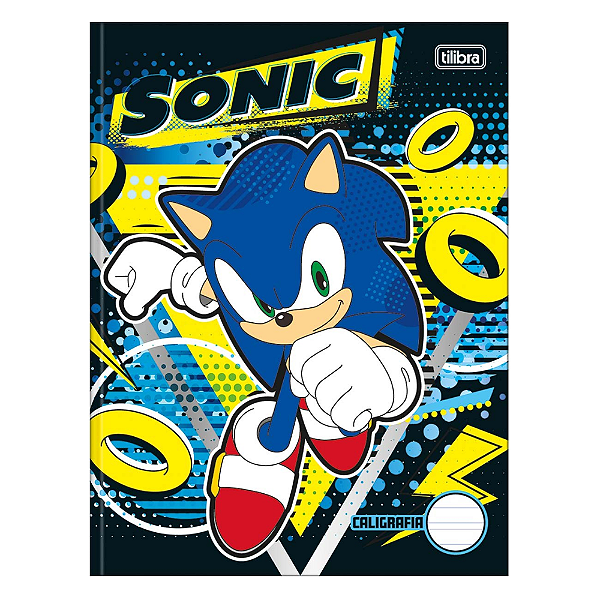 Caderno de Caligrafia Brochura Capa Dura Universitário Sonic 40 Folhas Tilibra Sortido