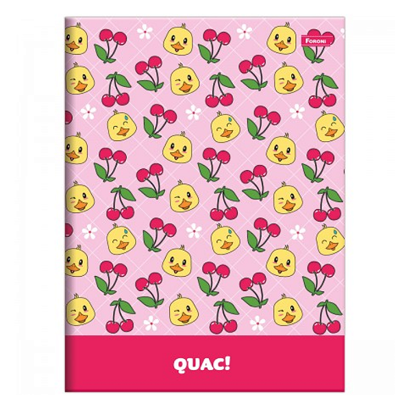 Caderno Brochura Quack! Foroni 80 folhas Sortido