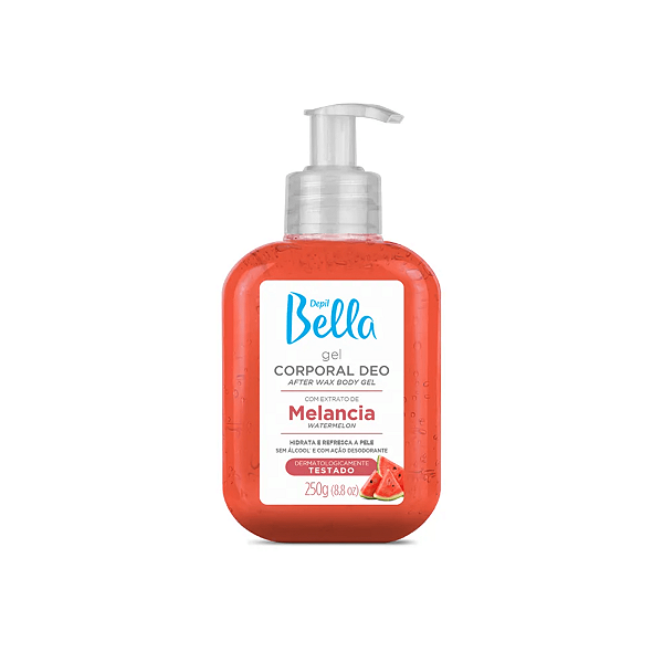 Gel Hidratante Corporal Depil Bella 250g - Melancia