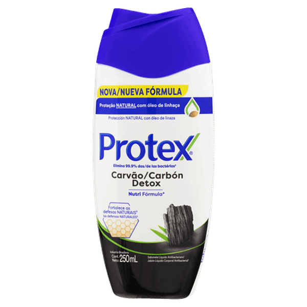 Sabonete Liquido Protex Carvão Detox 250ml