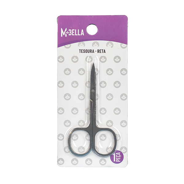 Tesoura De Unha Reta Aço Inox MBella