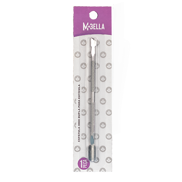 Espátula Para Cutícula Dupla Inox MBella