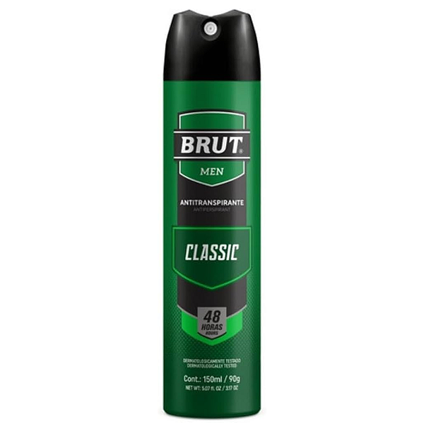 Desodorante Aerosol Brut Men Classic 150Ml
