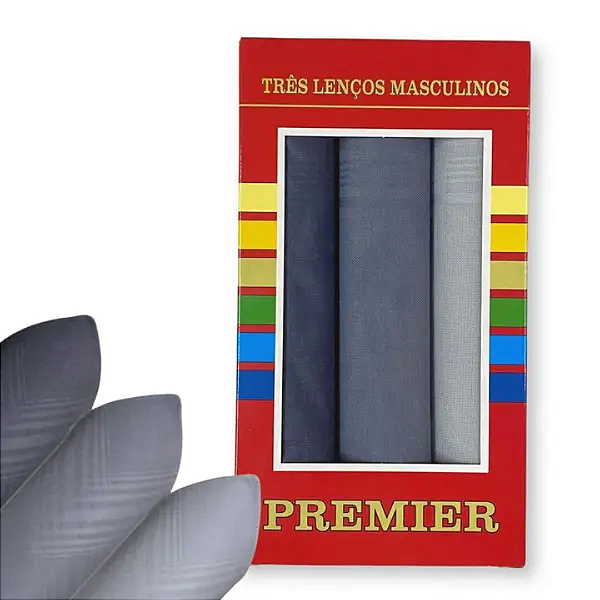 Lenços Presidente Premier 32x32cm Com 3 UND -  REF: 2405