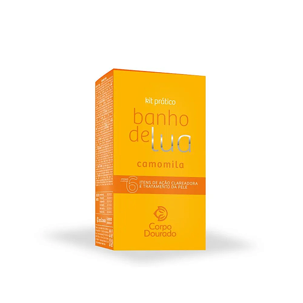 Kit Banho de Lua Corpo Dourado Camomila