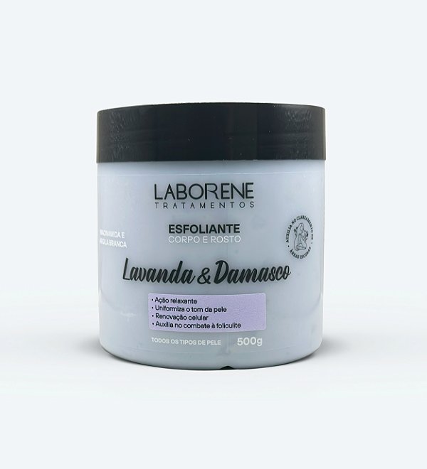 Esfoliante Lavanda e Damasco 500g Laborene