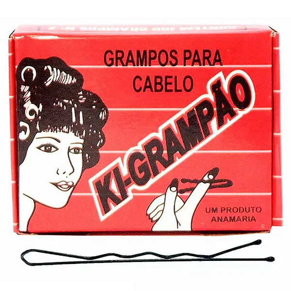 Grampo Para Cabelo Ki-Grampão Ana Maria Com 100 Grampos nº 7