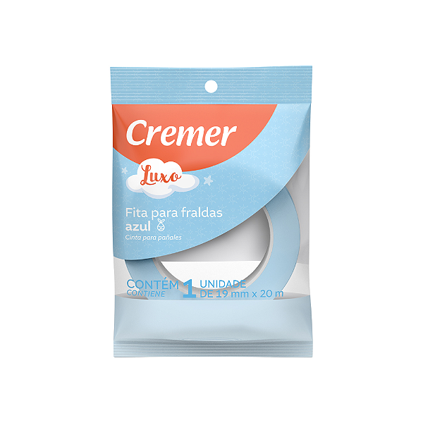 Fitas para Fraldas Cremer Luxo Azul