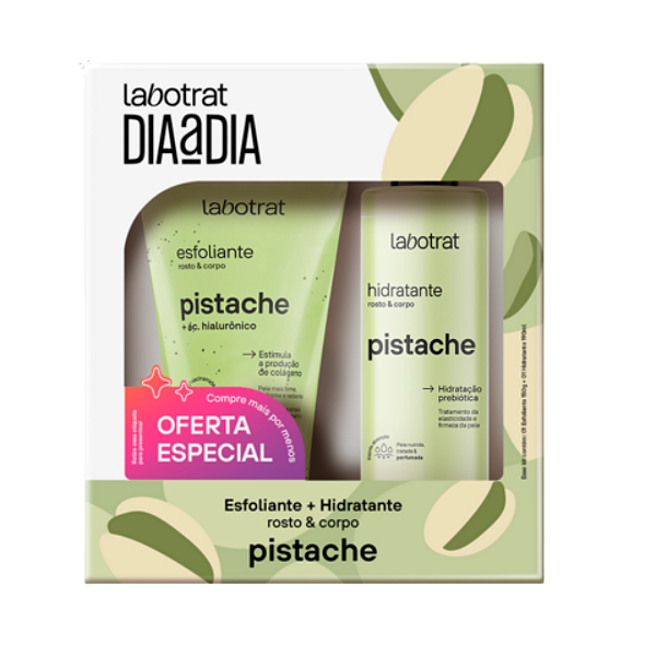 Kit Labotrat Dia a Dia Esfoliante 150g + Hidratante 190g - Pistache