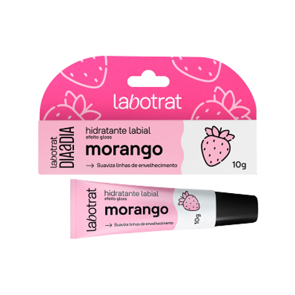 Hidratante Labial Morango Labotrat 10g