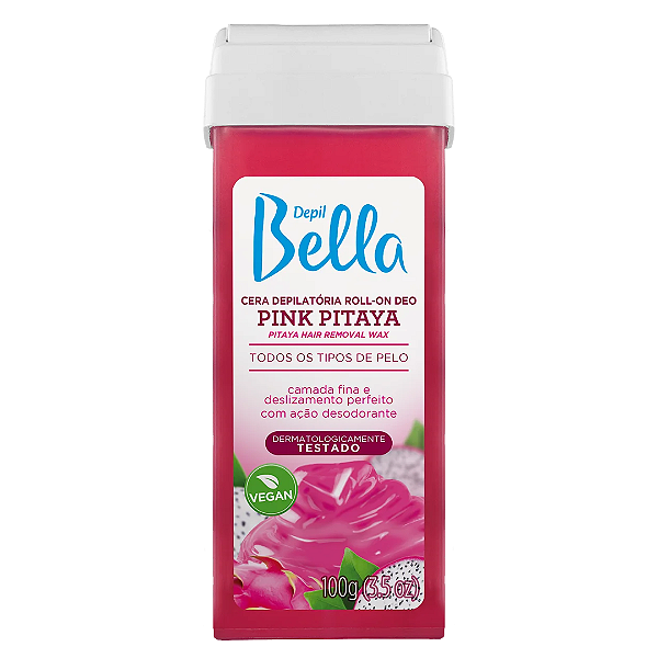 Cera Roll-on Pink Pitaya Depil Bella 100g