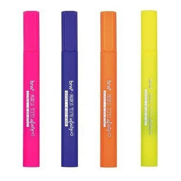 Caneta Marca Texto BRW Infinity Neon com Cheiro