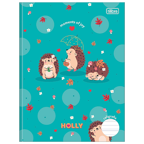 Caderno de Caligrafia Brochura Capa Dura Holly 40 Folhas Tilibra Sortidos