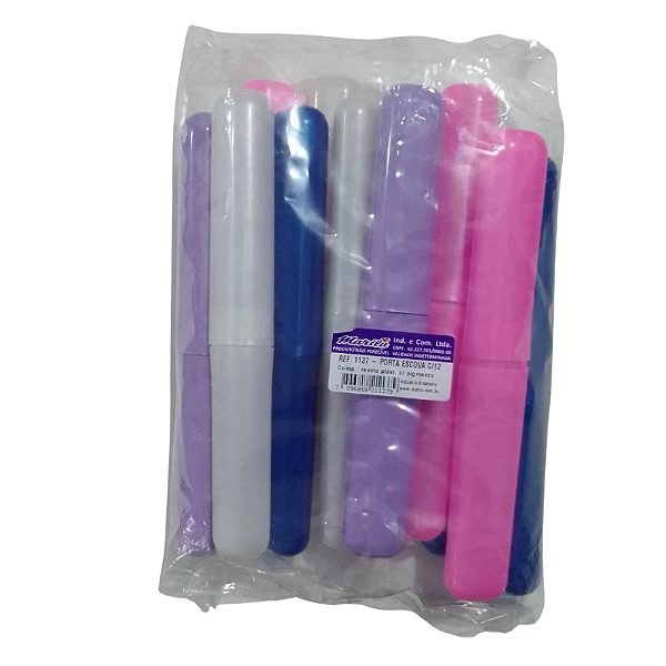 Porta Escova de Dente Marilu pacote com 12 un Sortidos