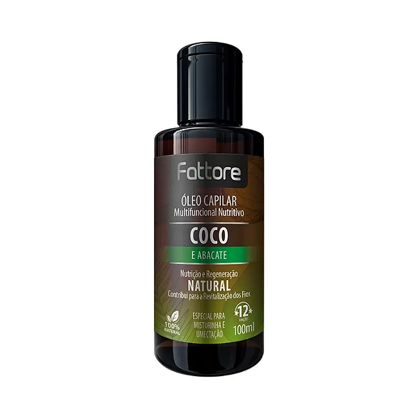 Oléo Capilar Fattore Coco e Abacate 100 ml