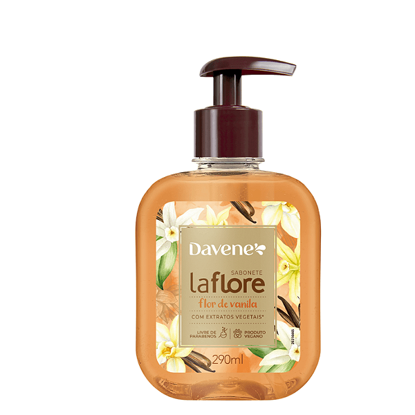 Sabonete Líquido La Flore Davene Flor de Vanila 290ml