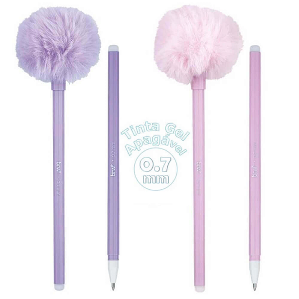 Caneta Gel Apagável Fluffly 0.7mm BRW