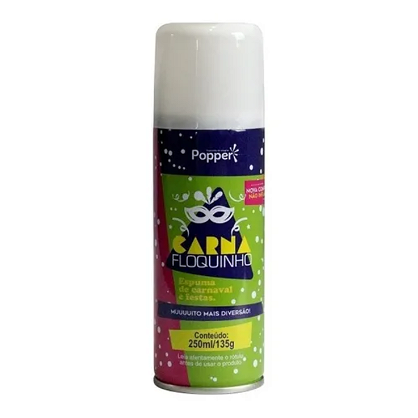 Espuma Spray de Neve Carna Floquinho Popper 250ml