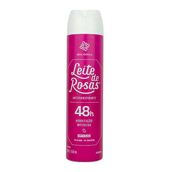 Desodorante Aerossol Leite de Rosas 48h Tradicional 150ML