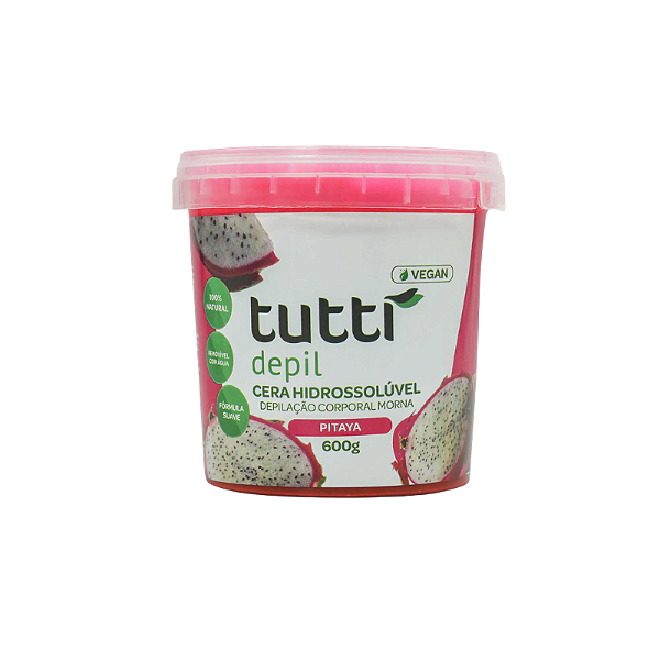Cera Hidrossolúvel Morna Tutti Depil Pitaya 600g