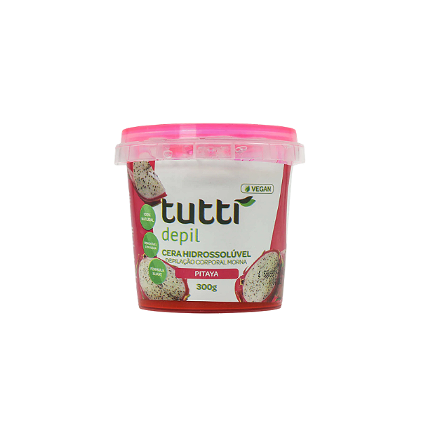 Cera Hidrossolúvel Morna Tutti Depil Pitaya 300g