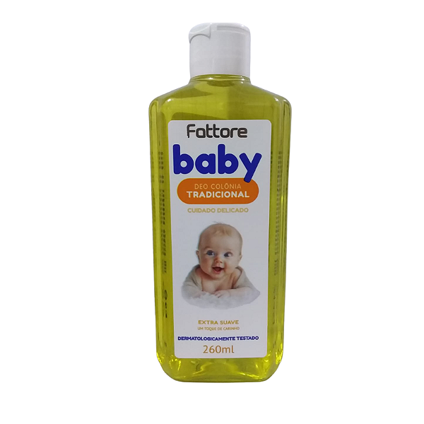 Deo Colônia Fattore Baby Tradicional Cuidado Delicado Extra Suave 260ml
