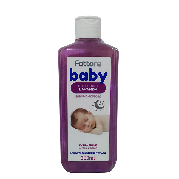 Deo Colônia Fattore Baby Lavanda Soninho Gostoso Extra Suave 260ml