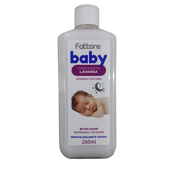 Condicionador Fattore Baby Lavanda Soninho Gostoso Extra Suave 260ml